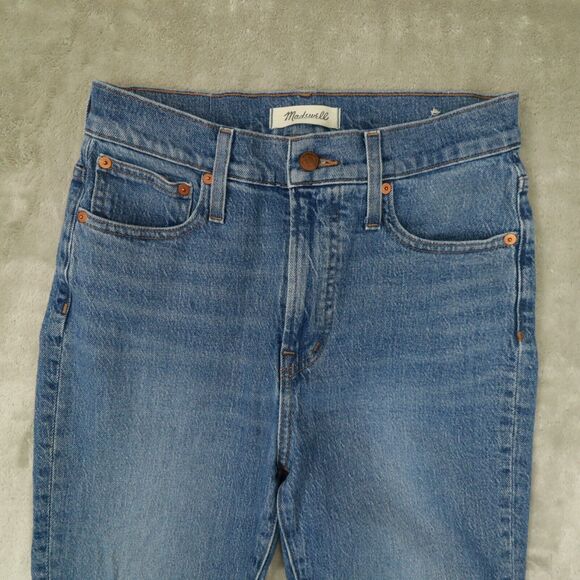 Madewell The Perfect Vintage Jean Medium Wash Raw-Hem Edition size 26 ankle - Picture 2 of 12